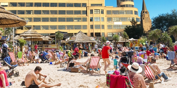 Ixelles : Une plage sur la place Flagey pour l’été 2019